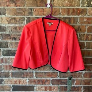 Maya Brooke Long Sleeve Cropped Cover Up Top Women's Size 16 NEW